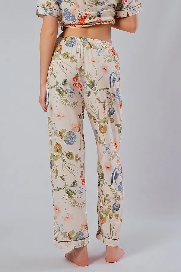 Женская пижама INDEFINI, молочный - фото 2