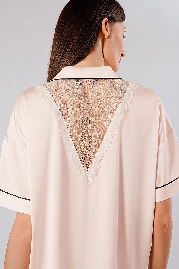 Женская пижама INDEFINI, молочный - фото 2