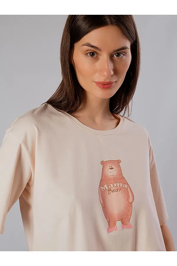 Женская пижама INDEFINI, молочный - фото 2