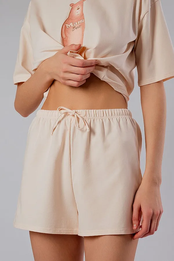 Женская пижама INDEFINI, молочный - фото 2