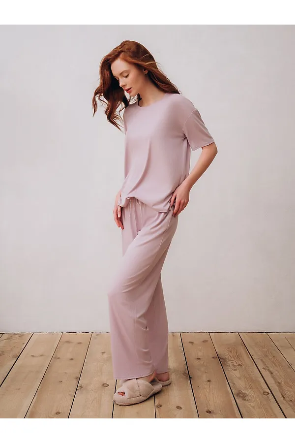 Женская пижама INDEFINI, лиловый - фото 2