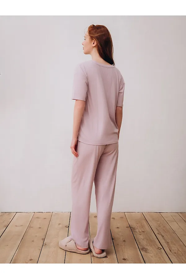 Женская пижама INDEFINI, лиловый - фото 2