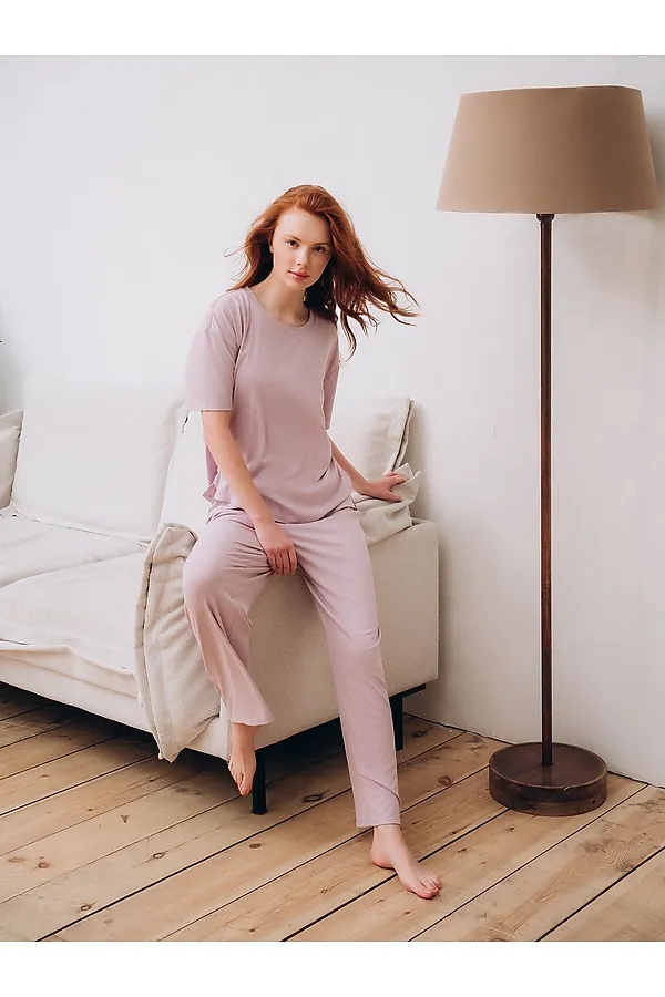 Женская пижама INDEFINI, лиловый - фото 2
