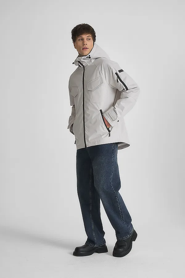 Куртка HOOPS, светло-бежевый - фото 2