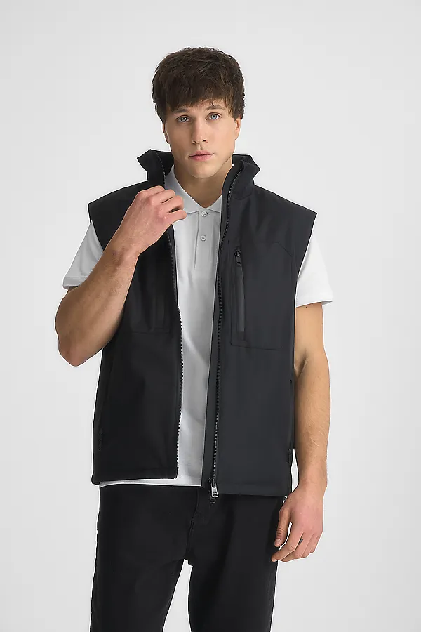 Жилет мужской HOOPS, черный - фото 2