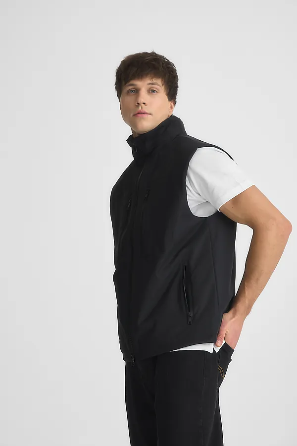 Жилет мужской HOOPS, черный - фото 2
