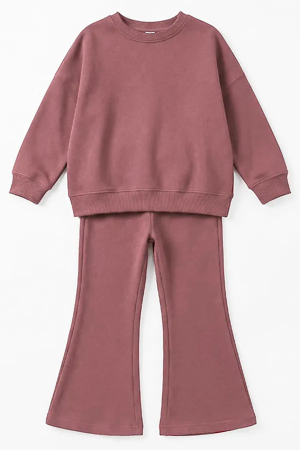 Костюм футер 3х нитка петля YOULALA, коричневый - фото 2