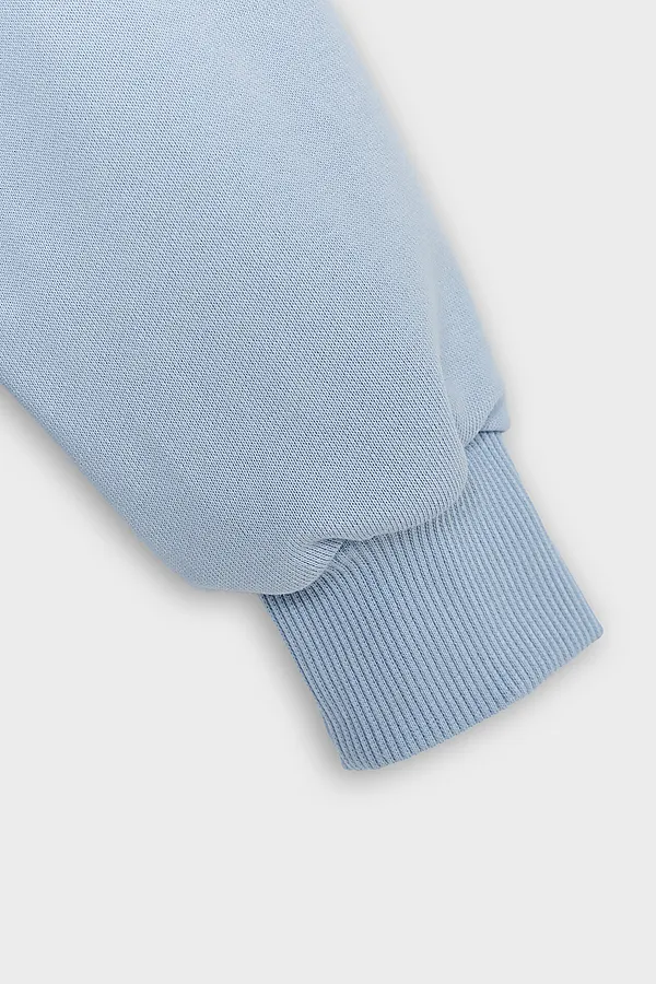 Худи для девочек MARK FORMELLE, небо +печать - фото 2