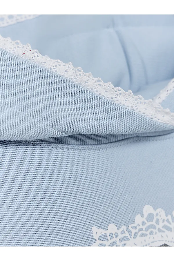 Худи для девочек MARK FORMELLE, небо +печать - фото 2