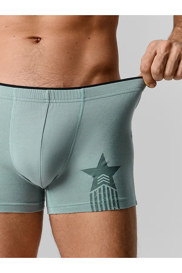 Трусы мужские (2шт) MARK FORMELLE, зеленая пастель +милитари - фото 2