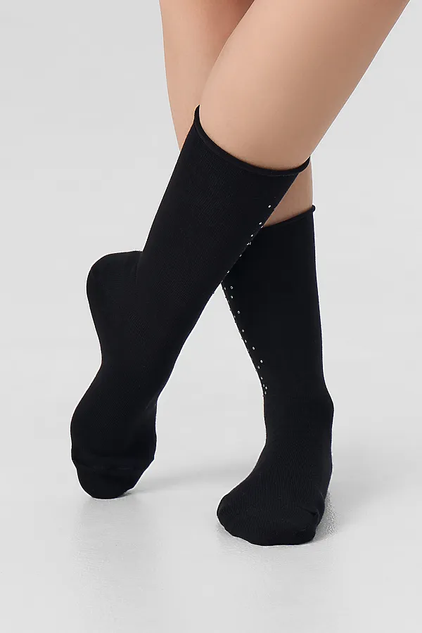 Носки женские MARK FORMELLE, черный /россыпь - фото 2