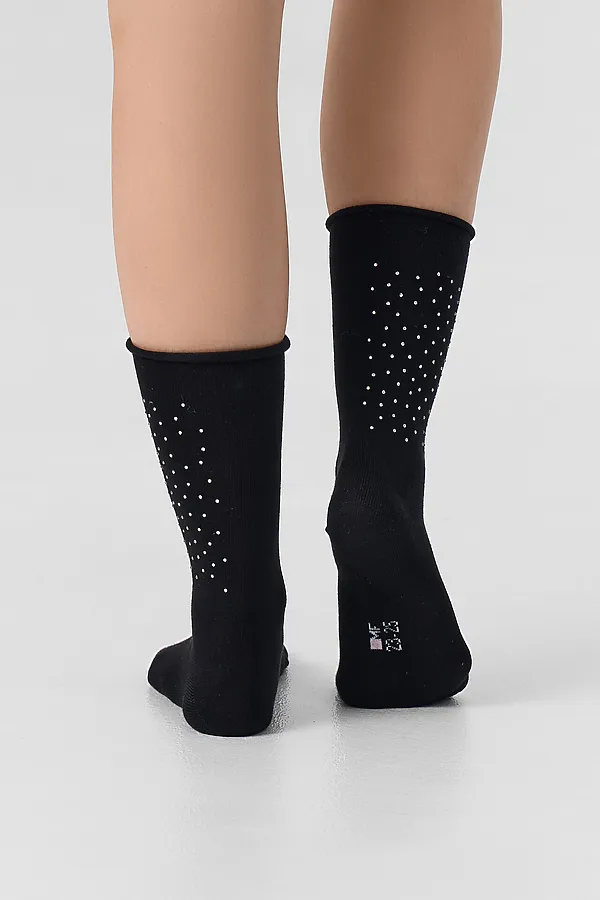 Носки женские MARK FORMELLE, черный /россыпь - фото 2