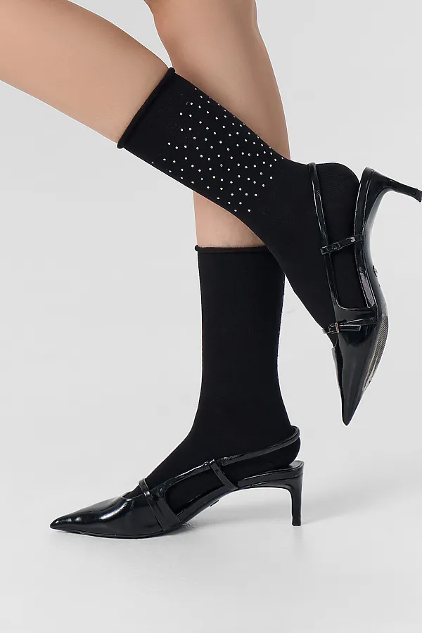 Носки женские MARK FORMELLE, черный /россыпь - фото 2