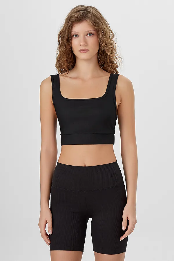 Топ женский спортивный MARK FORMELLE, черный - фото 2