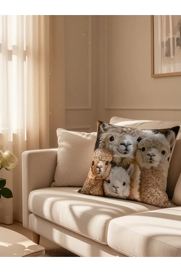 Наволочка декоративная Альпака 4 НАТАЛИ, бежевый - фото 2