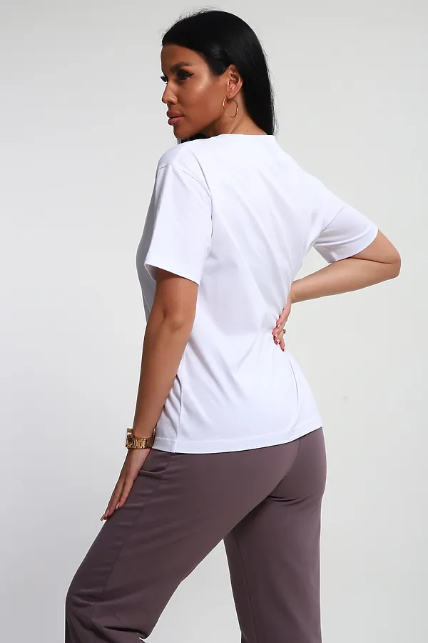 Костюм с брюками 74725 НАТАЛИ, корица - фото 2