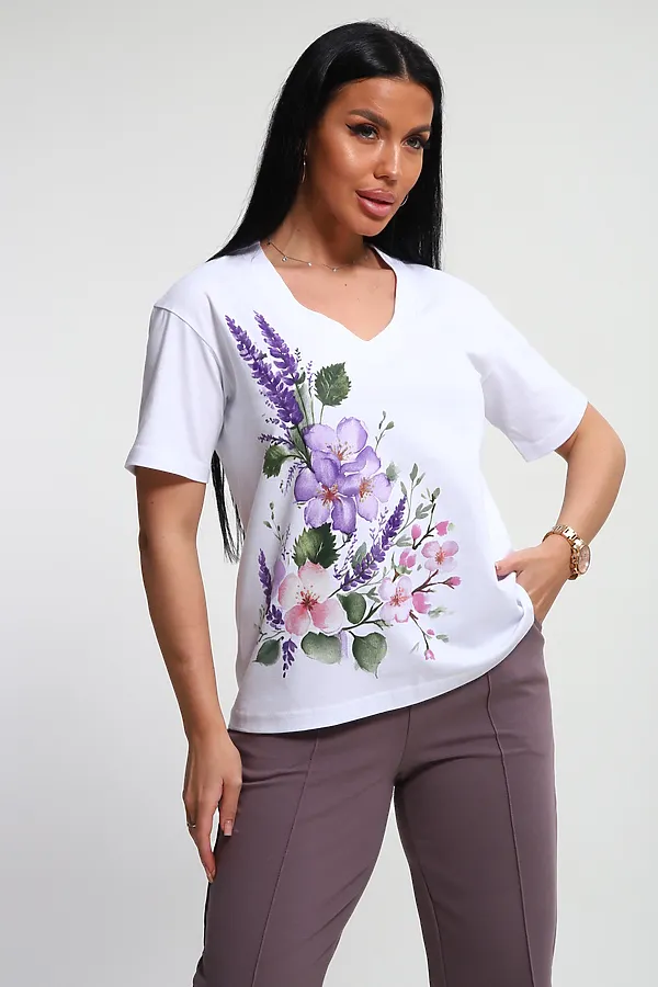 Костюм с брюками 74725 НАТАЛИ, корица - фото 2