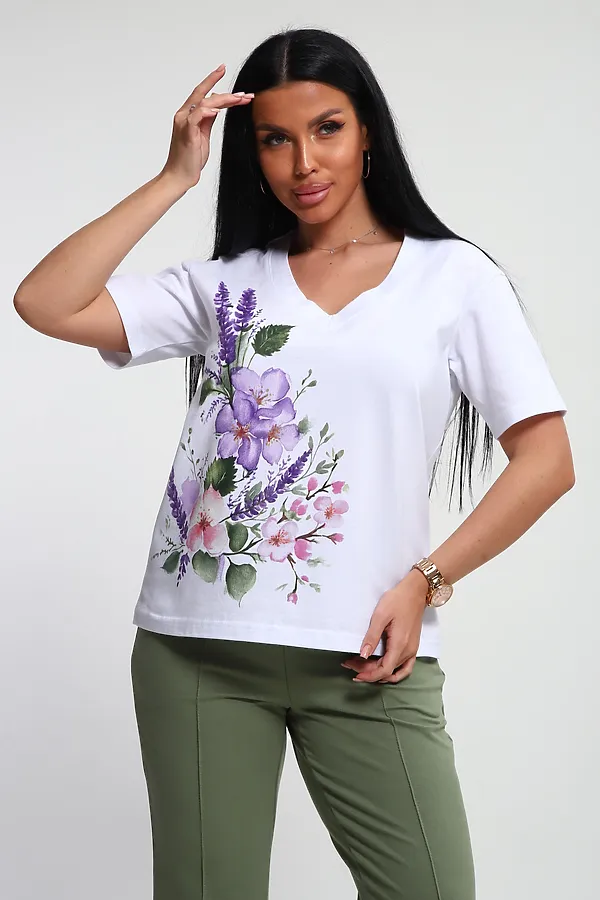 Костюм с брюками 74725 НАТАЛИ, фисташковый - фото 2