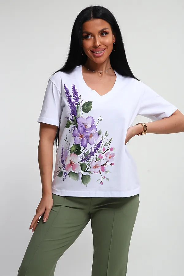 Костюм с брюками 74725 НАТАЛИ, фисташковый - фото 2