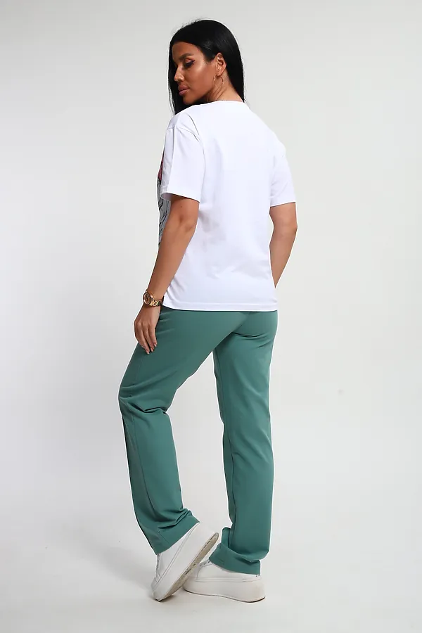 Костюм с брюками 74724 НАТАЛИ, изумрудный - фото 2