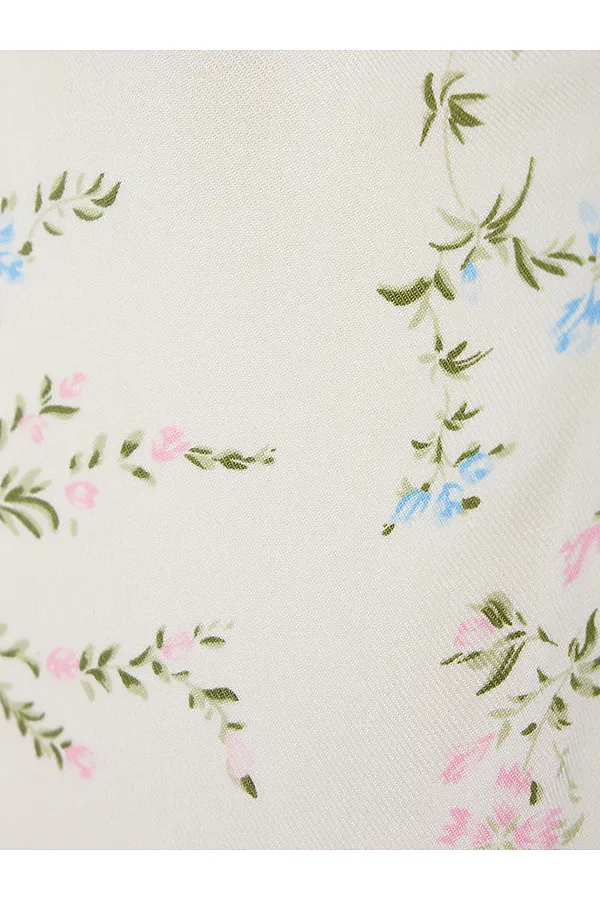 Костюм женский (жакет, брюки) MARK FORMELLE, веточки на св.молочном - фото 2