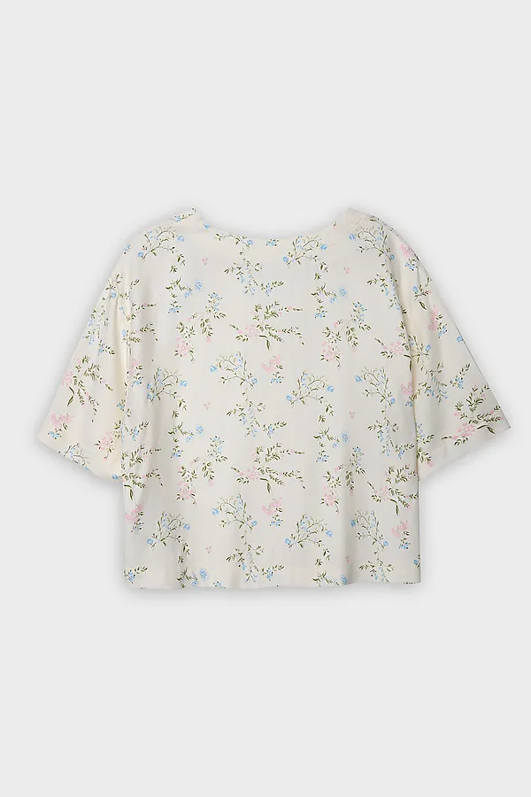 Костюм женский (жакет, брюки) MARK FORMELLE, веточки на св.молочном - фото 2