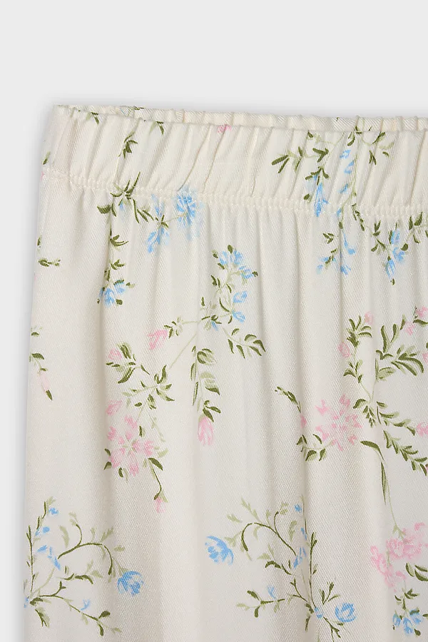 Костюм женский (жакет, брюки) MARK FORMELLE, веточки на св.молочном - фото 2