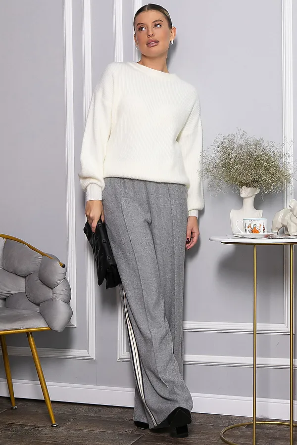 Брюки Аларика LADY TAIGA, серые - фото 2