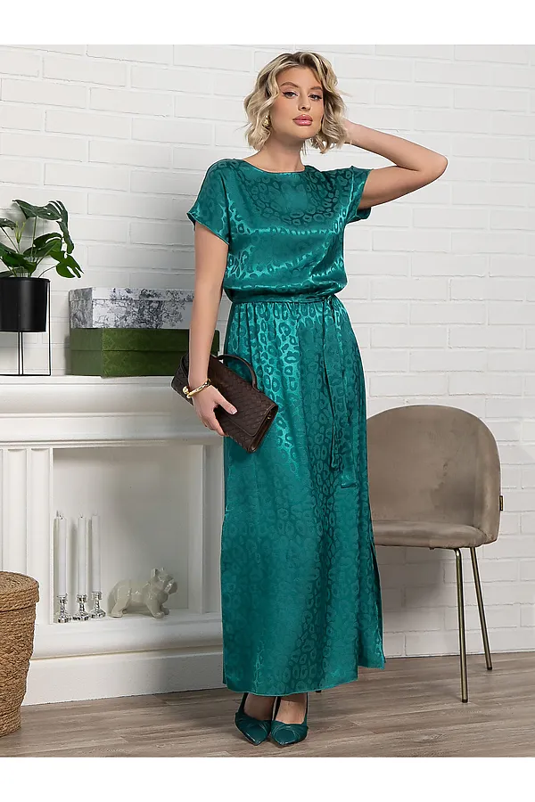 Платье Мэри НЬЮ LADY TAIGA, изумруд - фото 2