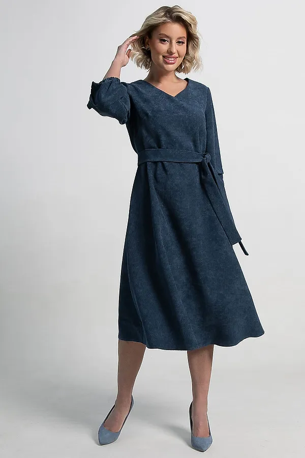 Платье Аглая LADY TAIGA, джинс - фото 2