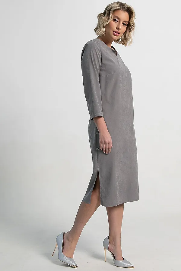 Платье Клодин LADY TAIGA, серое - фото 2