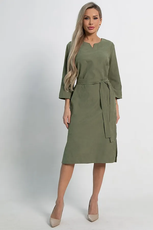 Платье LADY TAIGA, олива - фото 2