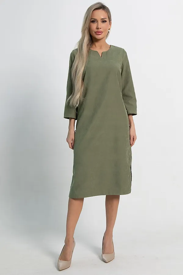 Платье LADY TAIGA, олива - фото 2