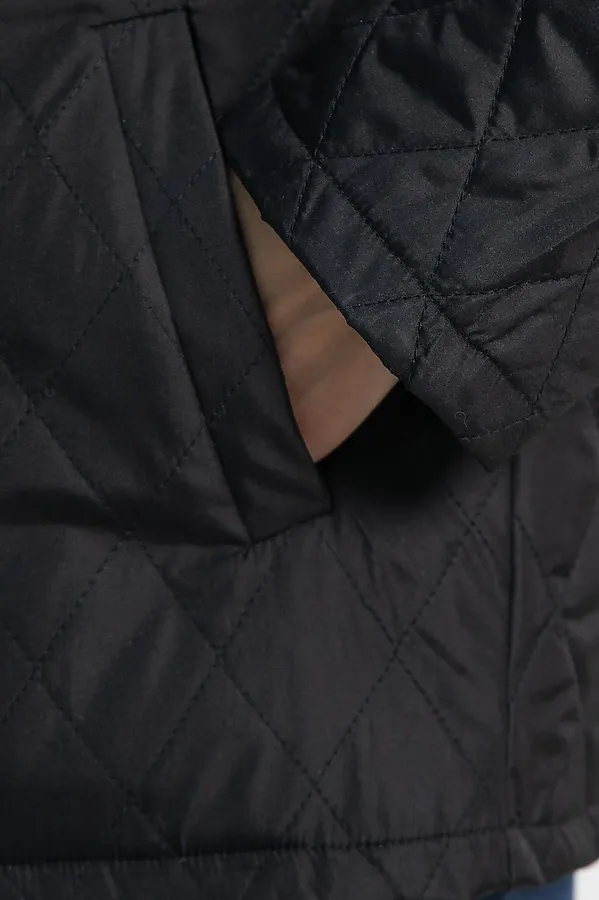 Куртка демисезонная стеганая LADY TAIGA, черная матовая - фото 2