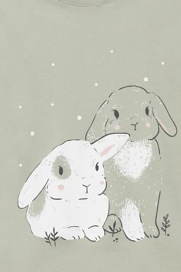 Пижама CROCKID, оливковый - фото 2