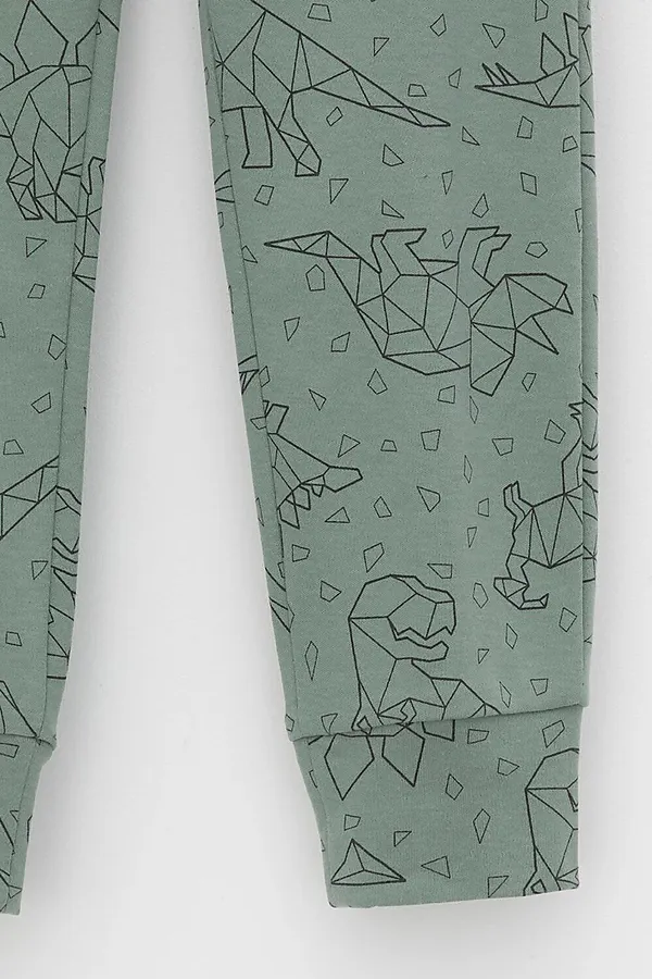 Пижама CROCKID, зеленый - фото 2