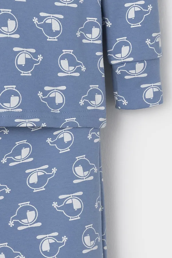 Пижама CROCKID, голубой - фото 2