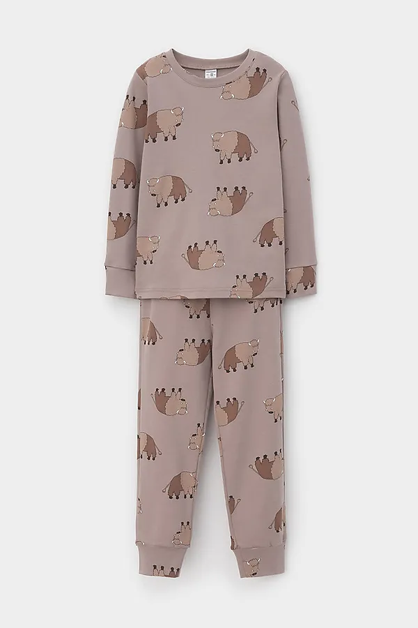 Пижама CROCKID, каппучино - фото 2