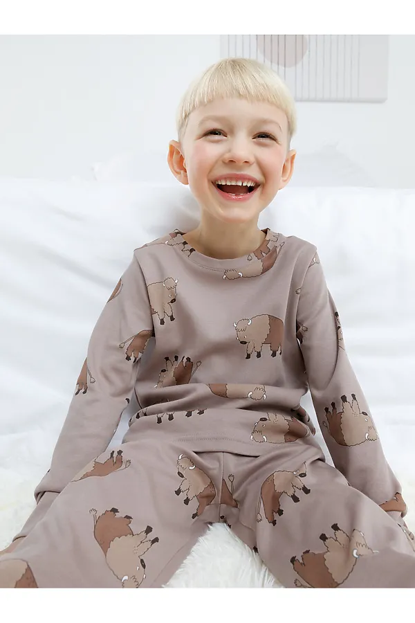 Пижама CROCKID, каппучино - фото 2