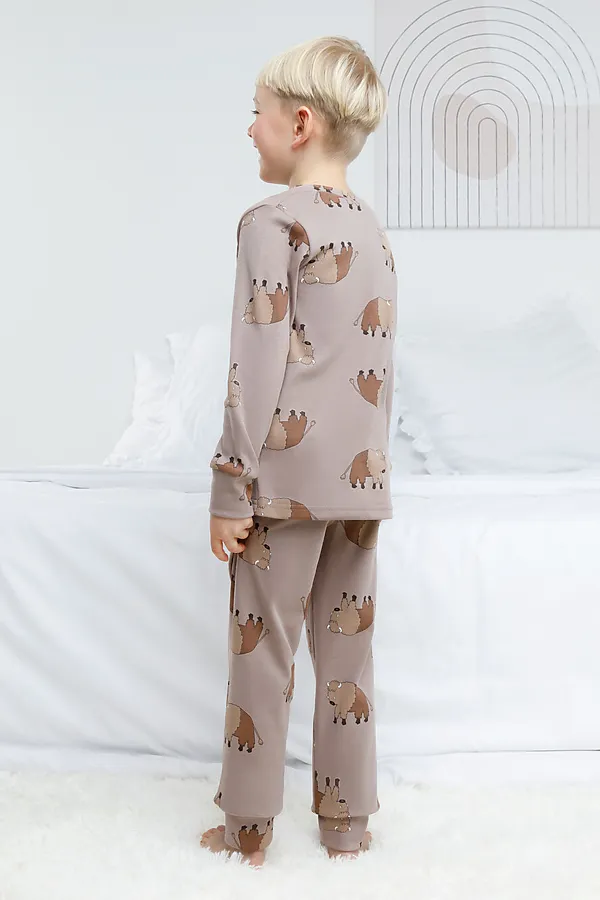 Пижама CROCKID, каппучино - фото 2