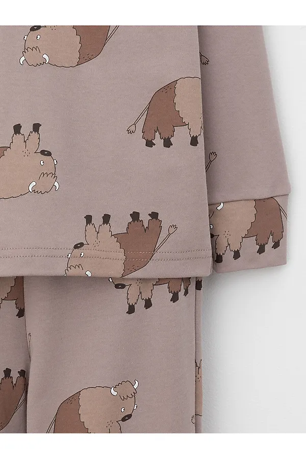 Пижама CROCKID, каппучино - фото 2