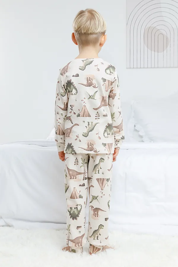 Пижама CROCKID, молочный - фото 2