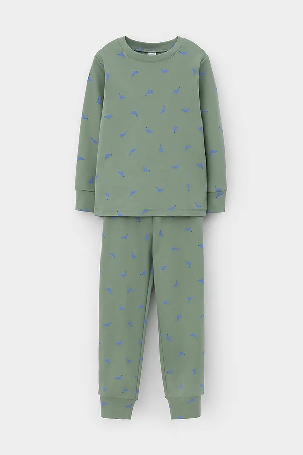 Пижама CROCKID, зеленый - фото 2