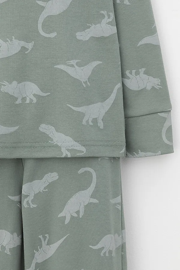 Пижама CROCKID, зеленый - фото 2