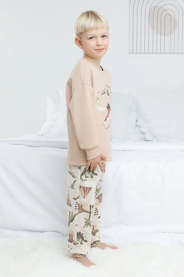 Пижама CROCKID, бежевый - фото 2