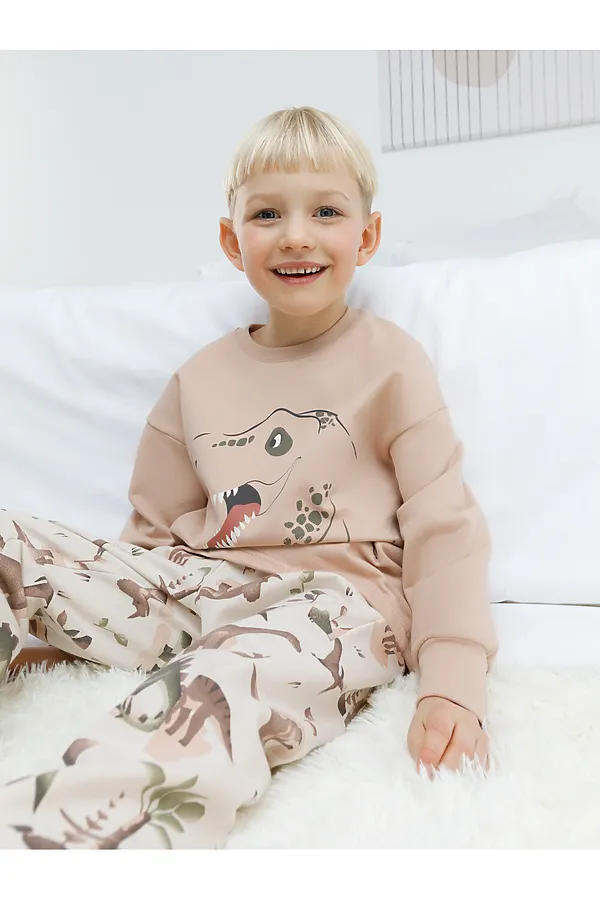 Пижама CROCKID, бежевый - фото 2