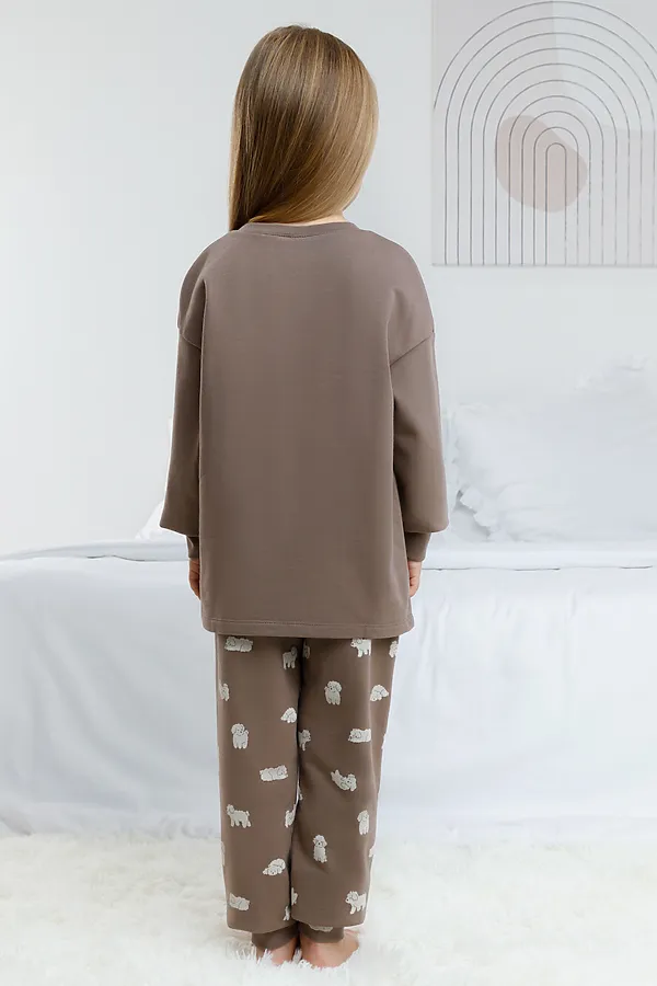Пижама CROCKID, коричневый - фото 2