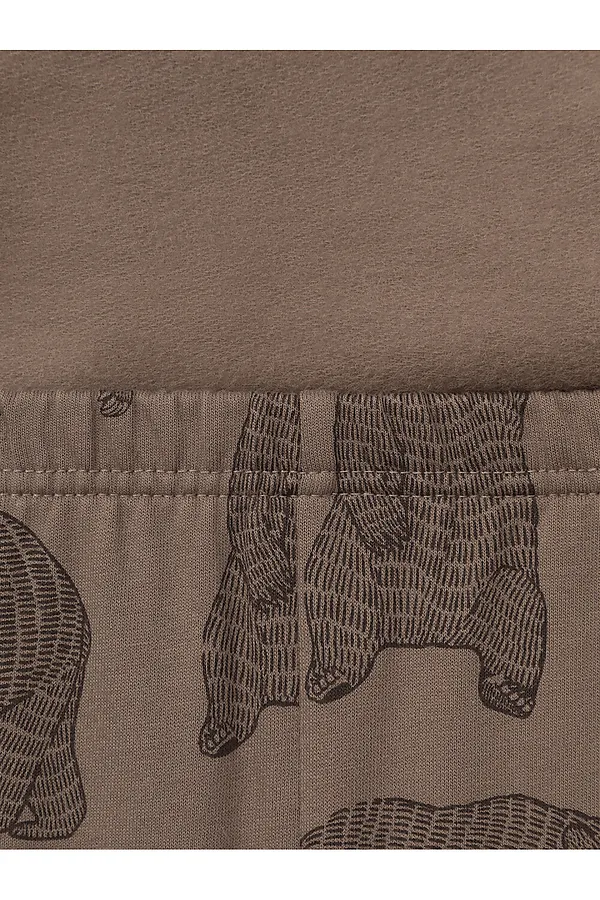 Пижама CROCKID, коричневый - фото 2