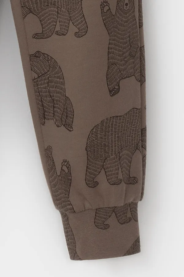 Пижама CROCKID, коричневый - фото 2