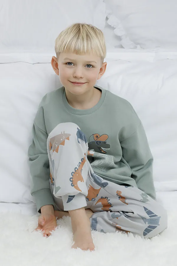 Пижама CROCKID, мята - фото 2